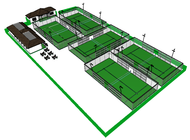 Padel courts