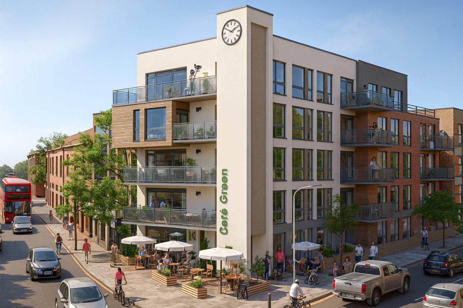 New flats in Willesden Green